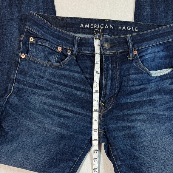 American Eagle Outfitters Deep Indigo Straight Jeans - Picture 4 of 8